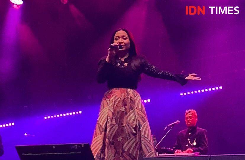 potret Bernadya di Pestapora hari kedua, Sabtu (21/9/2024) (dok. IDN Times/Rani Asnurida)