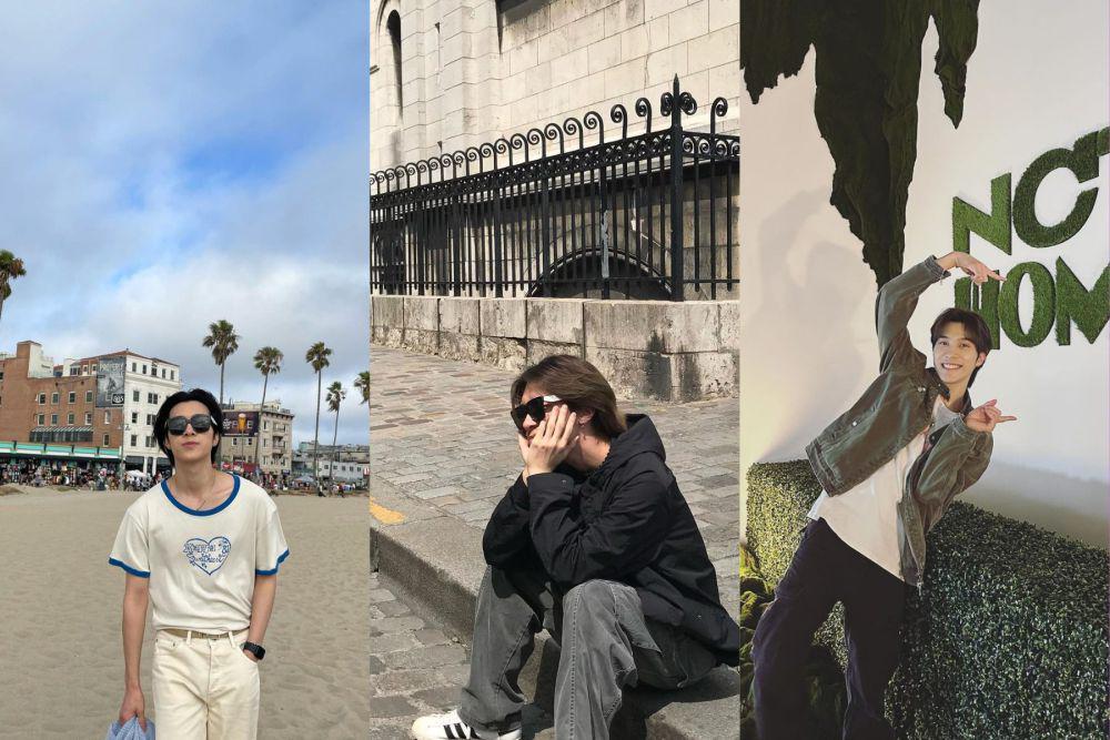 9 Inspirasi Outfit Liburan ala Hendery WayV, Cocok untuk Traveling
