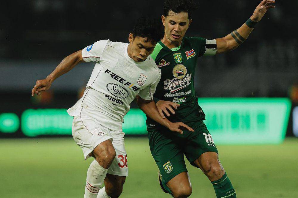 Persis Solo dalam laga menghadapi Persebaya Surabaya pada pekan ke-5 Liga 1 2024/2025. (instagram.com/persisofficial)