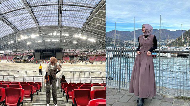 8 Inspirasi Outfit Hijab untuk Konser ala Putri Deliana, Stylish!