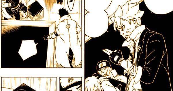 Boruto berhasil melepaskan diri ( Dok. Shueisha / Boruto - Two Blue Vortex )