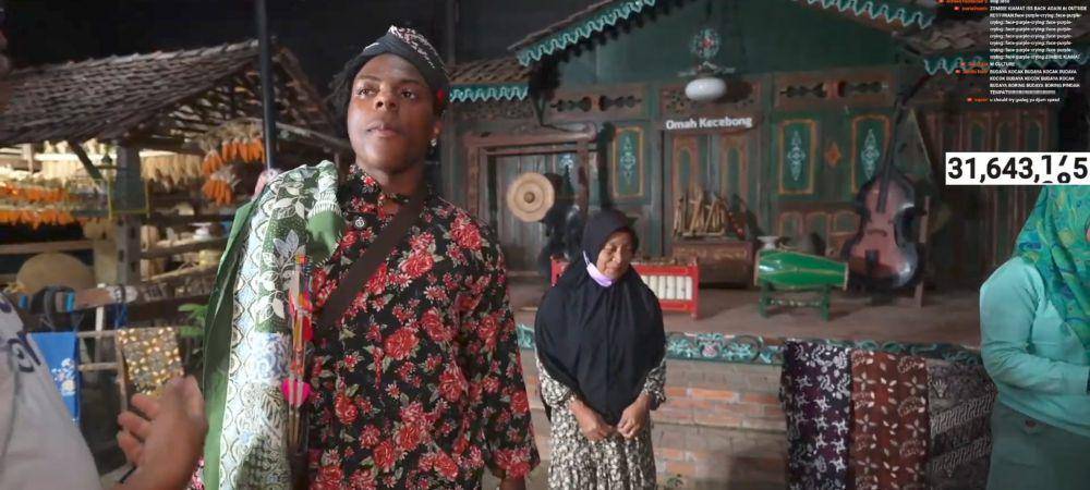 Reza Arap ganti kerugian pedagang karena penonton Speed (youtube.com/ishowspeed)