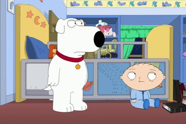 cuplikan adegan dalam kartun Family Guy (dok. Fuzzy Door Productions/Family Guy)