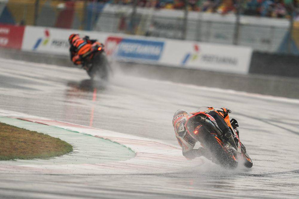 Sirkuit Mandalika hujan (Flickr/Box Repsol)