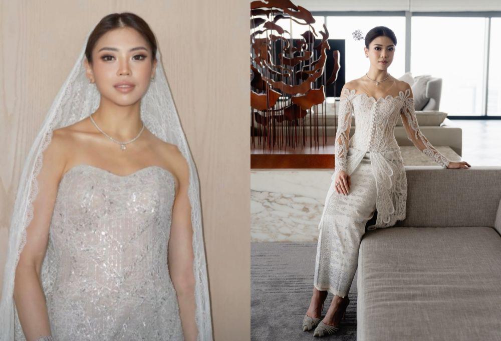 7 Gaya Clarissa Tanoe di Pernikahan Sipil, Anggun Berkebaya