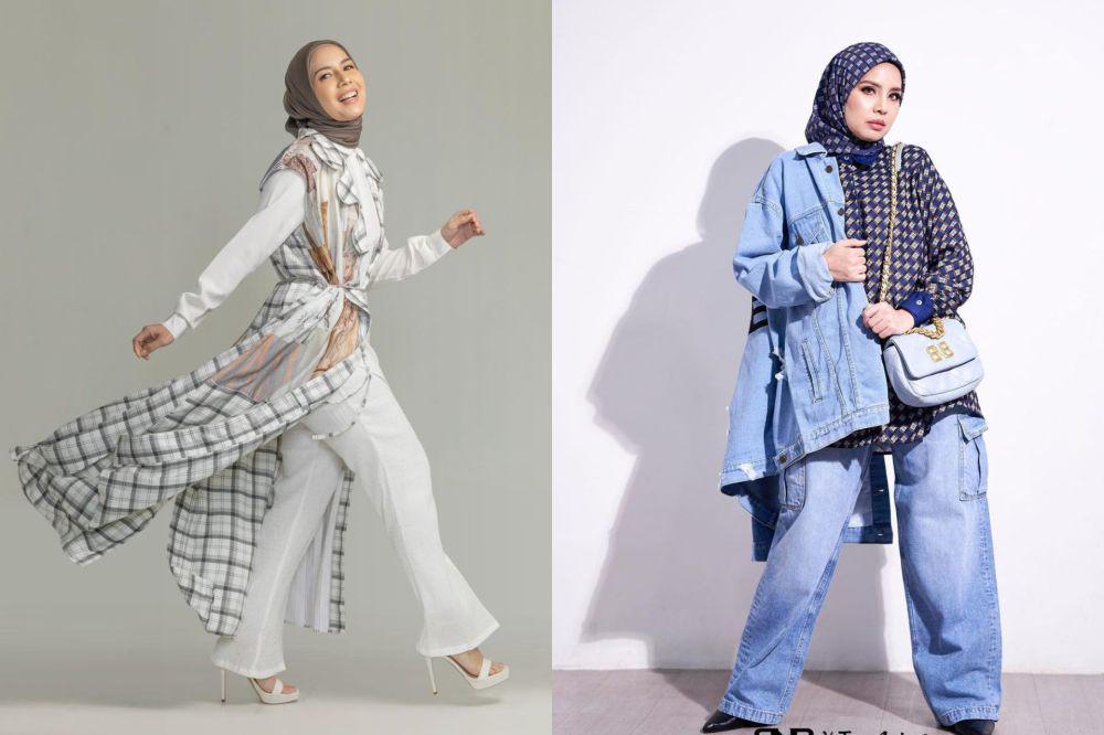 10 Gaya Hijab Stylish ala Tya Ariestya, Patut Dicoba!