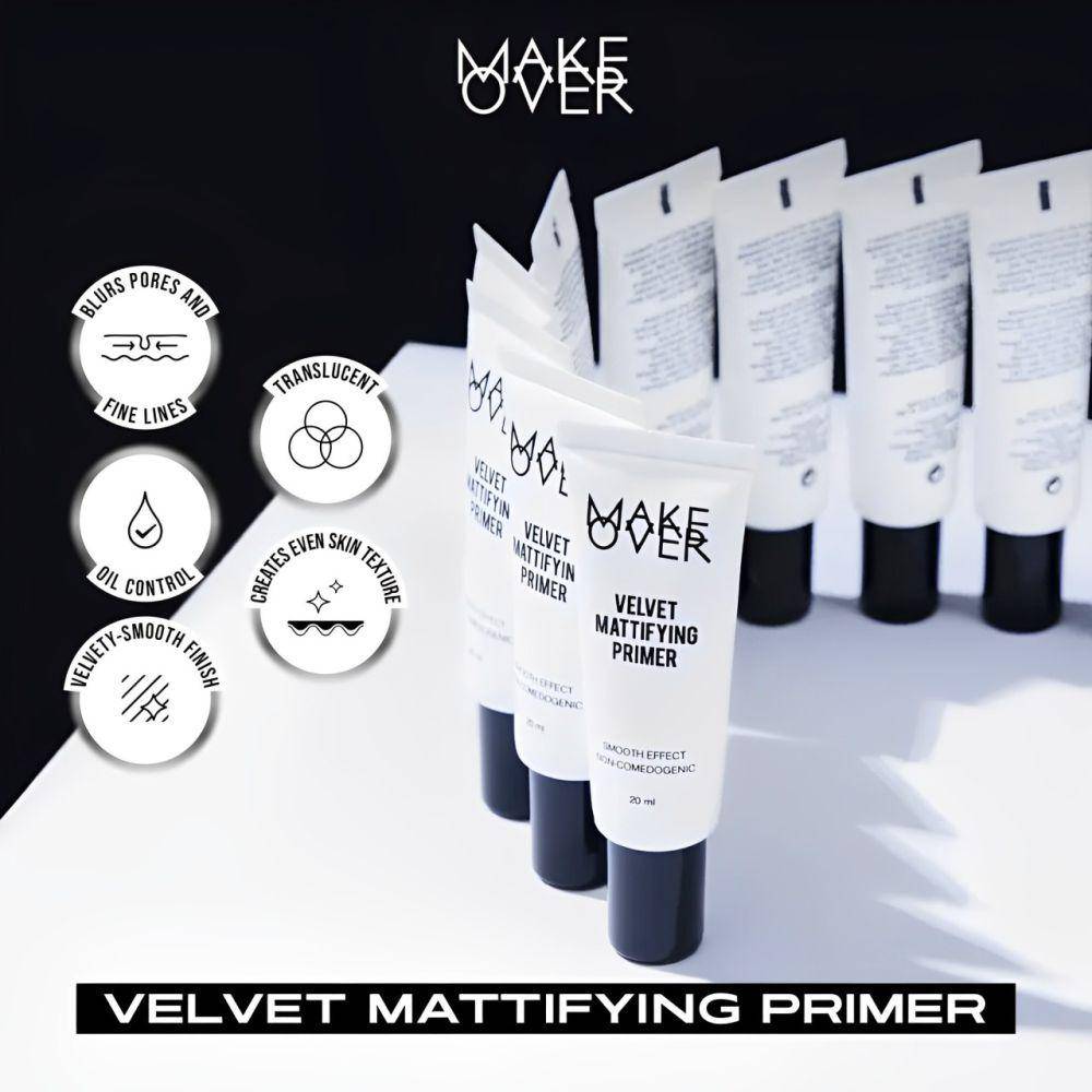 MAKE OVER Velvet Mattifying Primer (shopee.co.id/makeoverofficial)