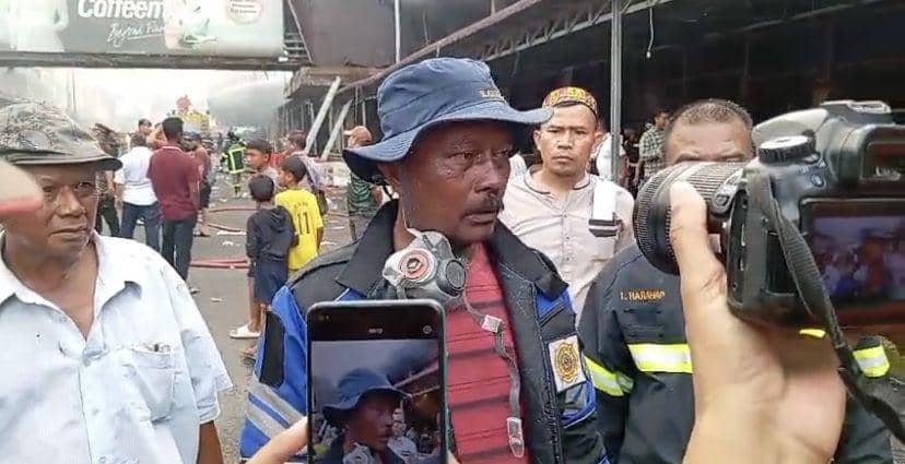 Kepala Seksi Operasional Dinas Pemadam Kebakaran dan Penyelamatan, Remaja Ginting (Dok. Istimewa)