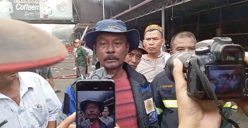 Kepala Seksi Operasional Dinas Pemadam Kebakaran dan Penyelamatan, Remaja Ginting (Dok. Istimewa)