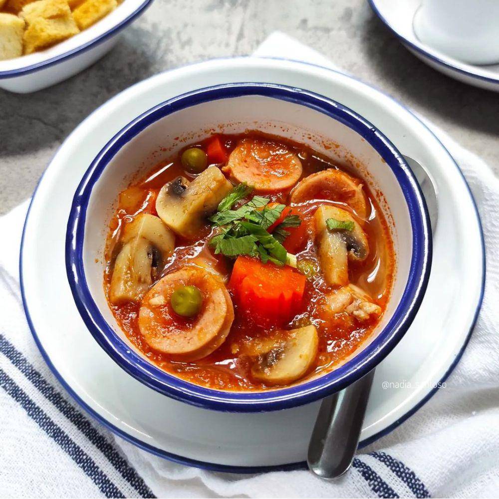sop tomat jamur (intagram.com/nadia_santoso)