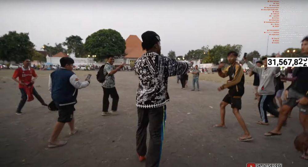 IShowSpeed di Yogyakarta (youtube.com/IShowSpeed)