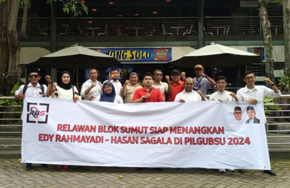 Relawan Blok Sumut Tolak Politik Dinasti