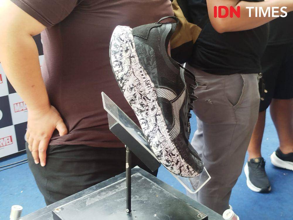 Ortuseight luncurkan enam sepatu baru, gandeng Marvel. (IDN Times/Sandy Firdaus)