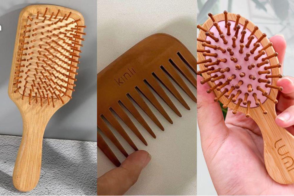 7 Rekomendasi Sisir Bahan Bambu, Relaksasi untuk Rambutmu!