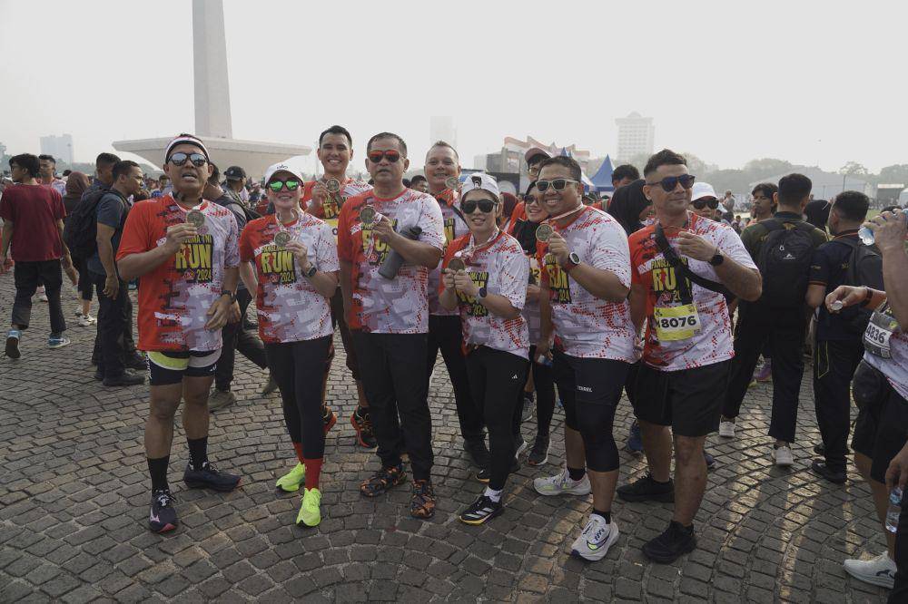 Kasad ramaikan Matra Fair dan Panglima TNI Fun Run. (Dok. Kasad)
