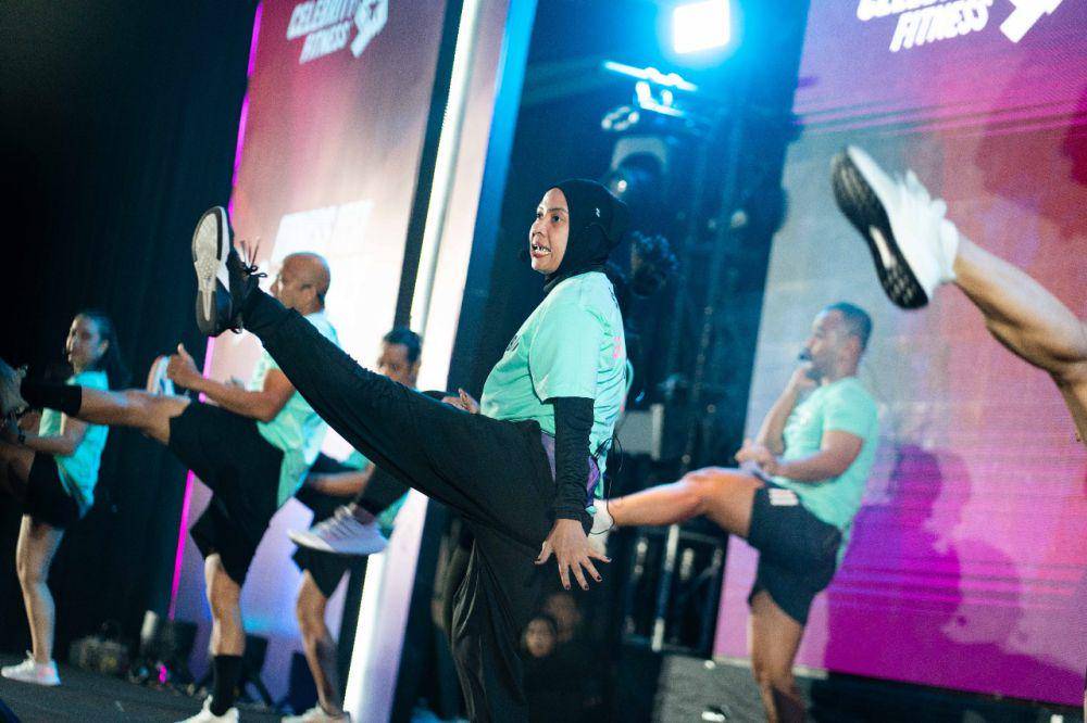 Perayaan peluncuran Body Combat 100 Fitness Fest Xperience. 21 September 2024. (dok. Fitness First)