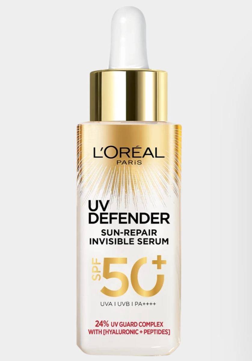 UV Defender Sun-Repair Invisible Serum SPF 50+ PA++++ (loreal-paris.co.id)