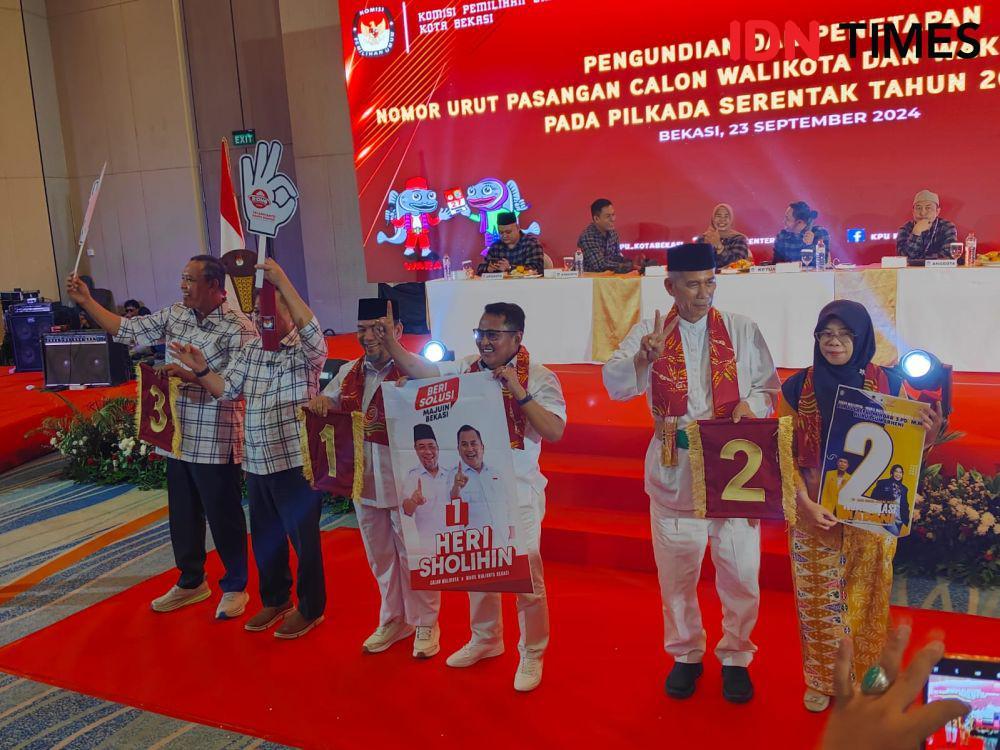 Profil dan Janji-Janji Kampanye 3 Pasangan Calon Wali Kota Bekasi