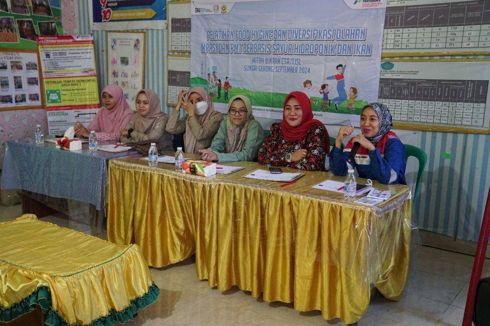 Kegiatan inovasi resep MPASI (Dok. Pertamina)