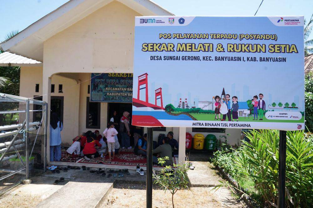 Inovasi resep MPASI di Desa Banyiasin (Dok. Pertamina)