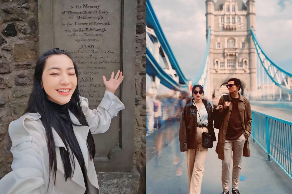 10 Potret Liburan Hesti Purwadinata di Edinburgh, ke Makam Voldemort!