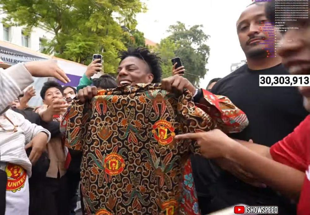 IShowSpeed Dapat Berapa Batik Selama di Indonesia?