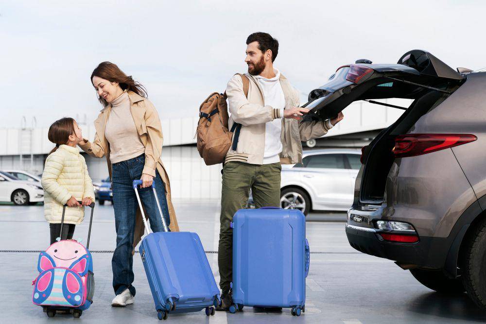 ilustrasi road trip bareng anak (Freepik.com/freepik)