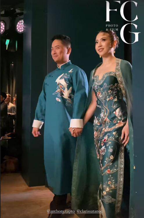Tea Pai Clarissa Tanoe dan Anthony (Instagram.com/fcgweddings)