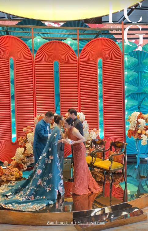 Tea Pai Clarissa Tanoe dan Anthony (Instagram.com/fcgweddings)