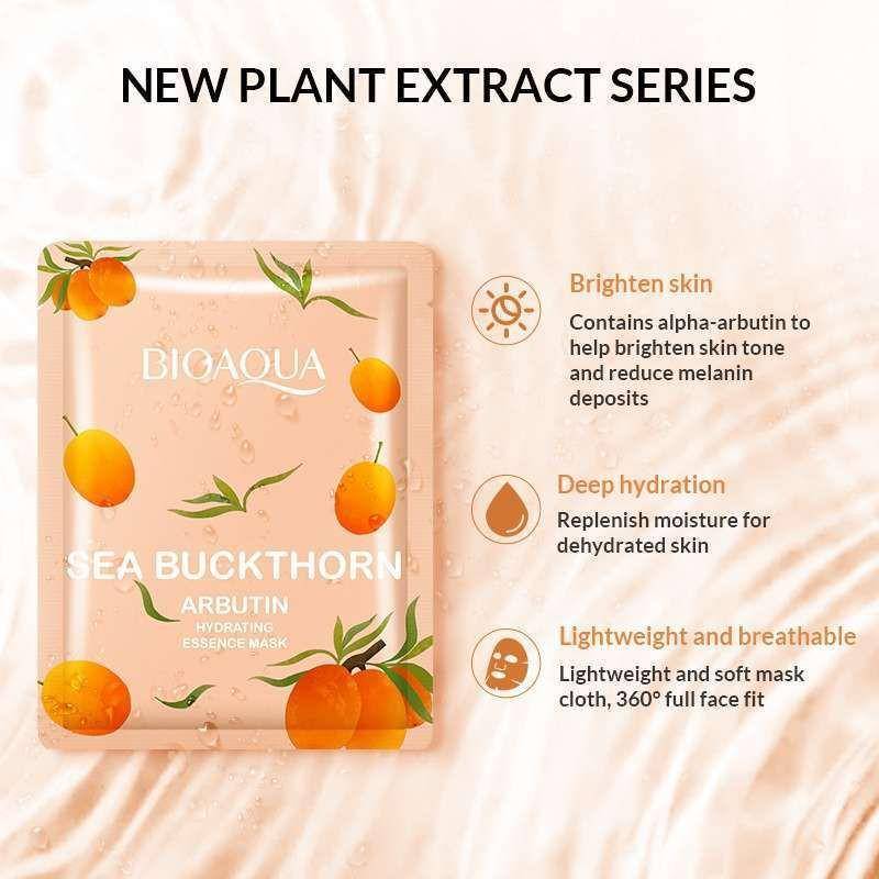 BIOAQUA Sheet Mask Brightening Moisturizing Skin Care Hydrating Essence Face Mask (blibli.com)