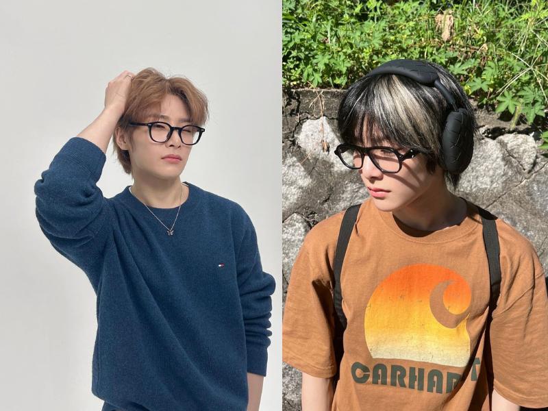 foto pakai kacamata ala I.N Stray Kids (instagram.com/i.2.n.8)