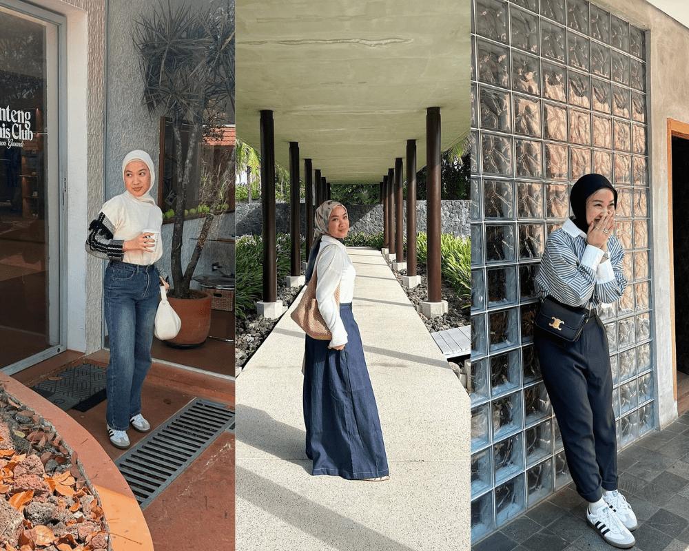 7 Inspirasi OOTD ala Influencer Ratu Ghania, Simpel dan Modis!