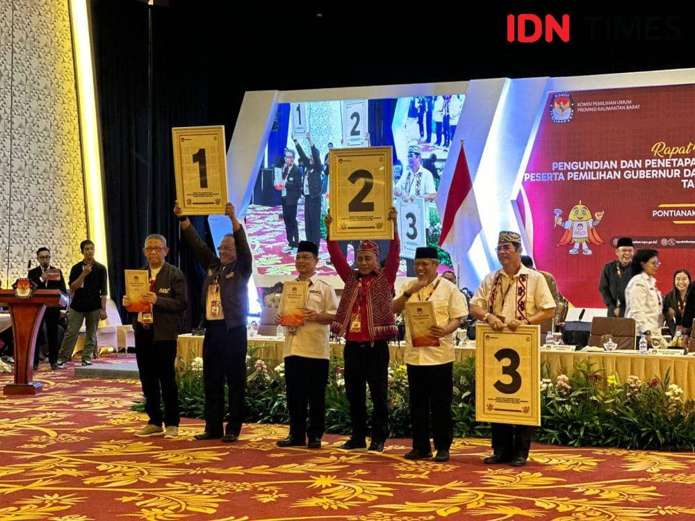 Pencabutan Nomor, 3 Paslon Gubernur Kalbar Ngomong soal Gen Z