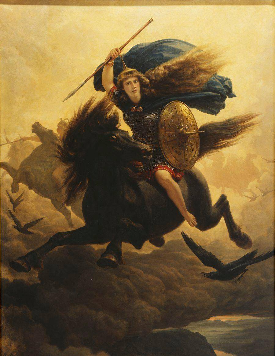 Valkyrie karya seni Nationalmuseum Swedia (commons.wikimedia.org/Museum Nasional)