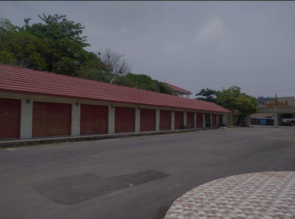 Suasana Taman UMKM Sukaraja yang sepi. (IDN Times/Muhaimin)