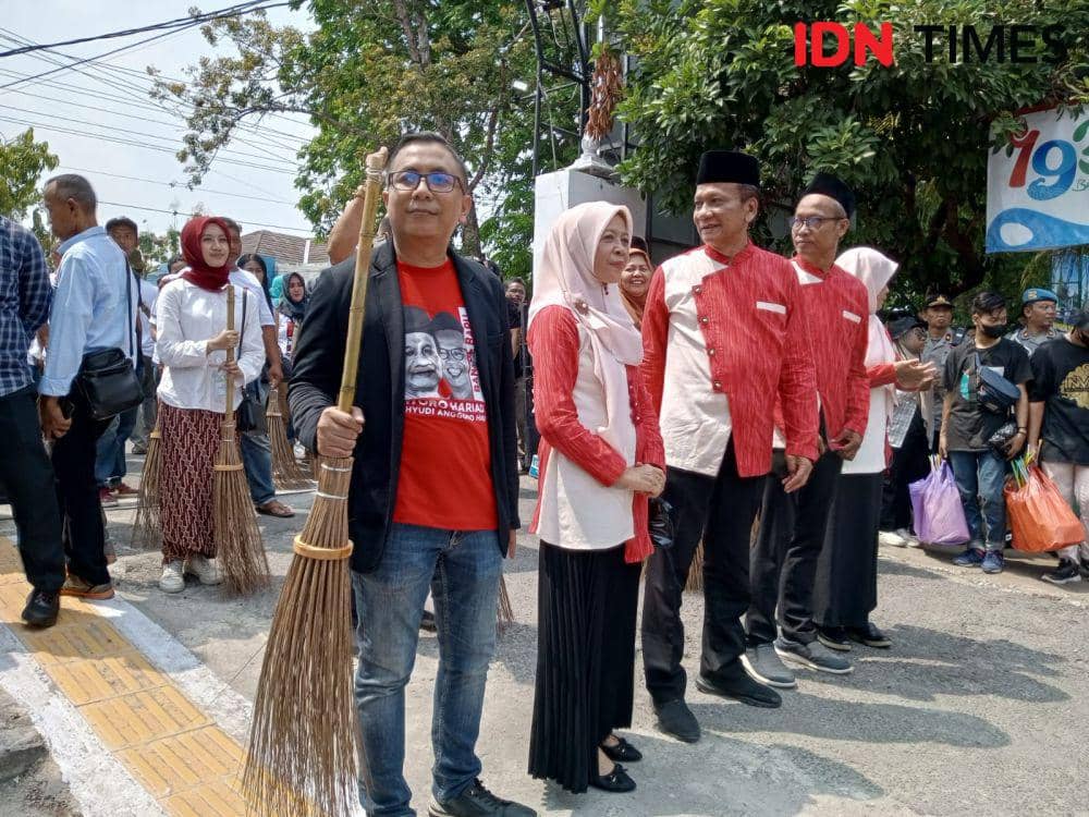 Paslon bupati dan wakil bupati Bantul, Untoro-Wahyudi.(IDN Times/Daruwaskita)
