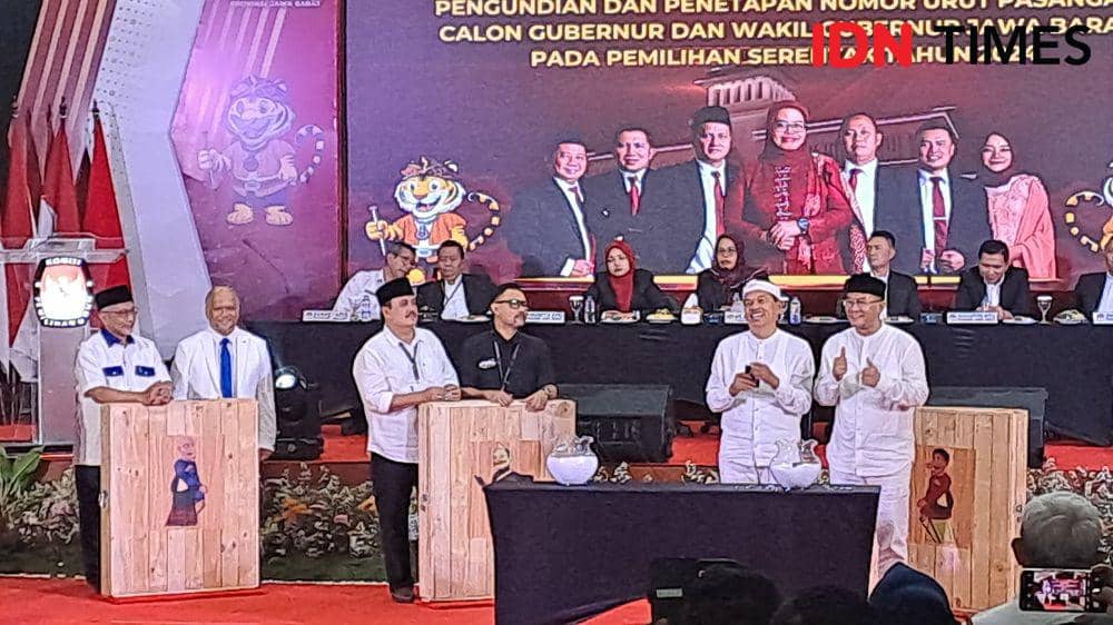 Nomor Urut Paslon Pilgub Jabar Diumumkan KPU, Ini Susunannya