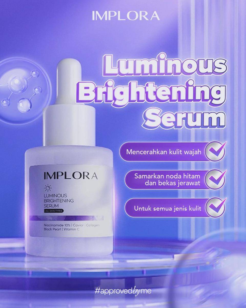 Implora Luminous Brightening Serum (instagram.com/imploracosmetics)