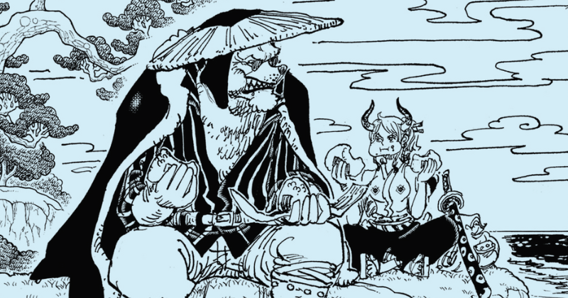 Yamato dan Inuarashi di cerita sampul One Piece 1127. (mangaplus.shueisha.co.jp/One Piece)