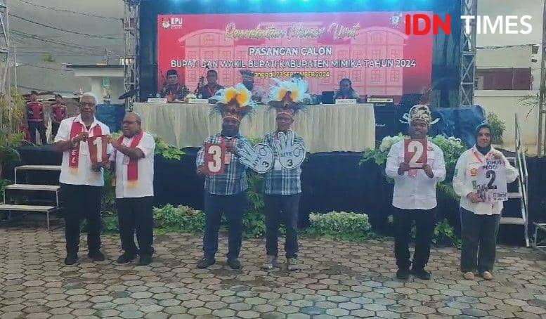 3 Paslon Pilkada Mimika 2024 Komitmen Jaga Persatuan tanpa Menjatuhkan