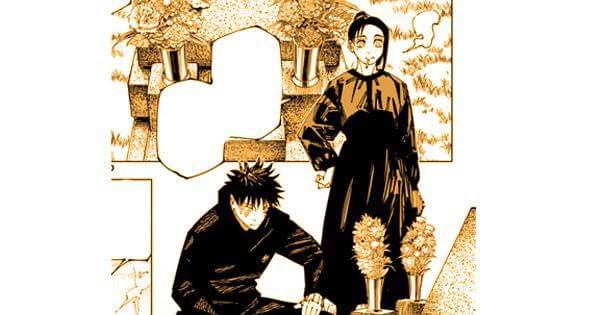 Megumi dan Shoko mengunjungi makam Tsumiki ( Dok. Shueisha / Jujutsu Kaisen )