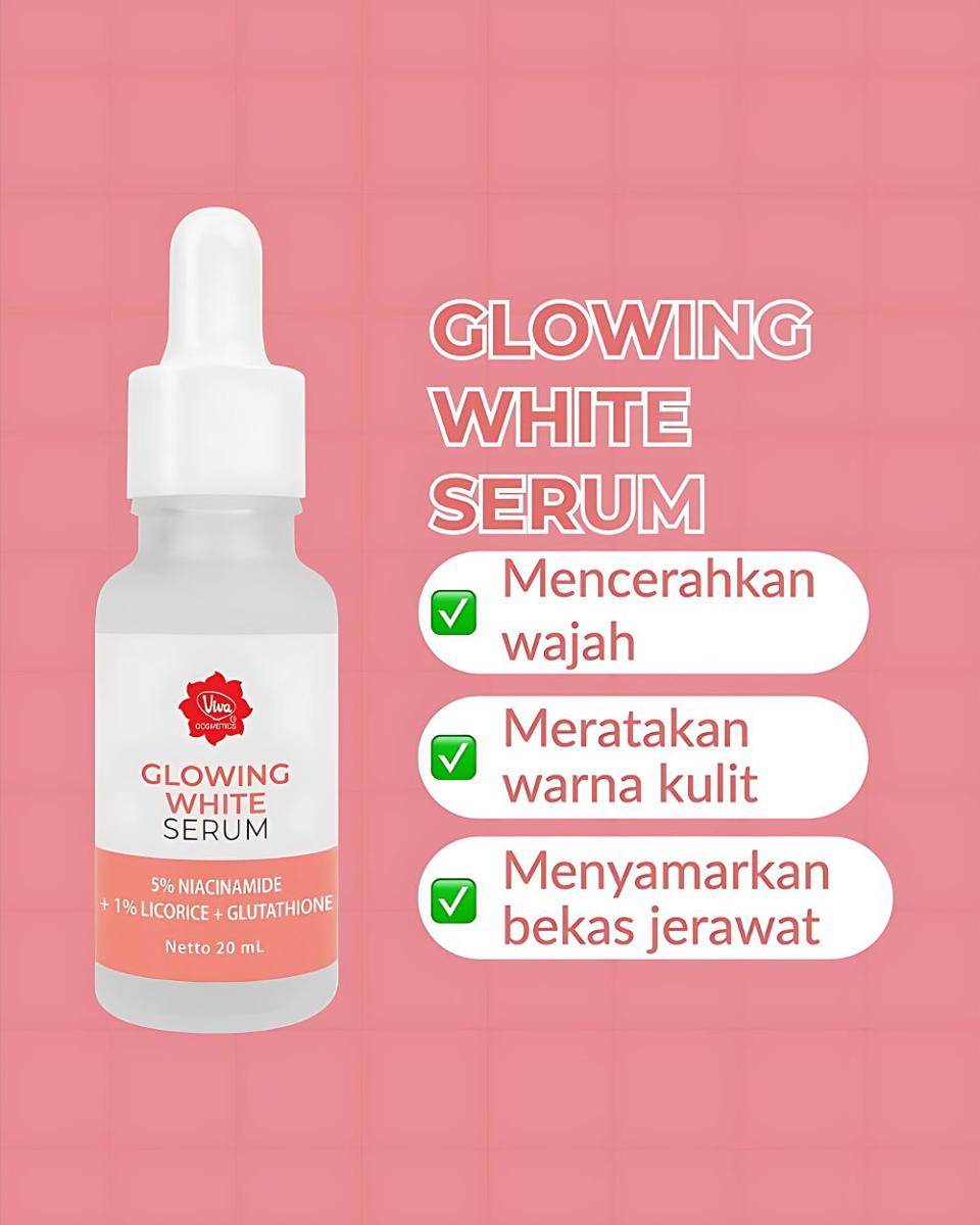 Viva Glowing White Serum With Triple Brightening Booster (instagram.com/viva.cosmetics)