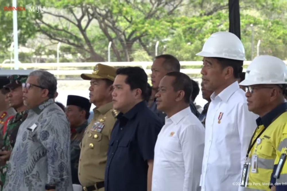 Jokowi Ungkap Alasan Fahri Hamzah Hadiri Peresmian Smelter Sumbawa