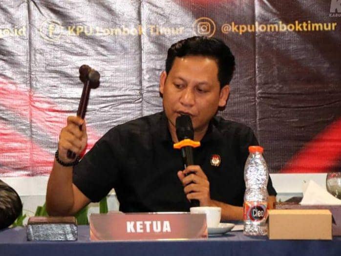 Ketua KPU Lotim, Ada Suci Makbullah (IDN Times/Ruhaili)