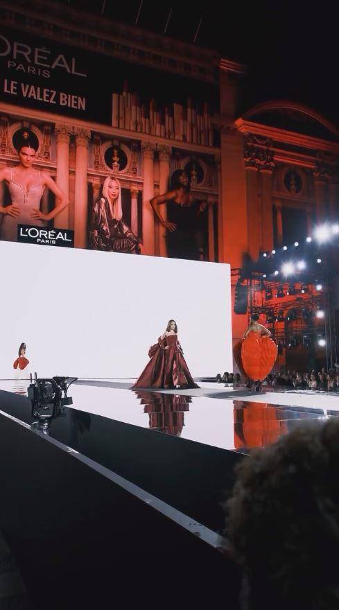 Cinta Laura L'Oreal Paris Fashion Week (Instagram.com/claurakeihl)