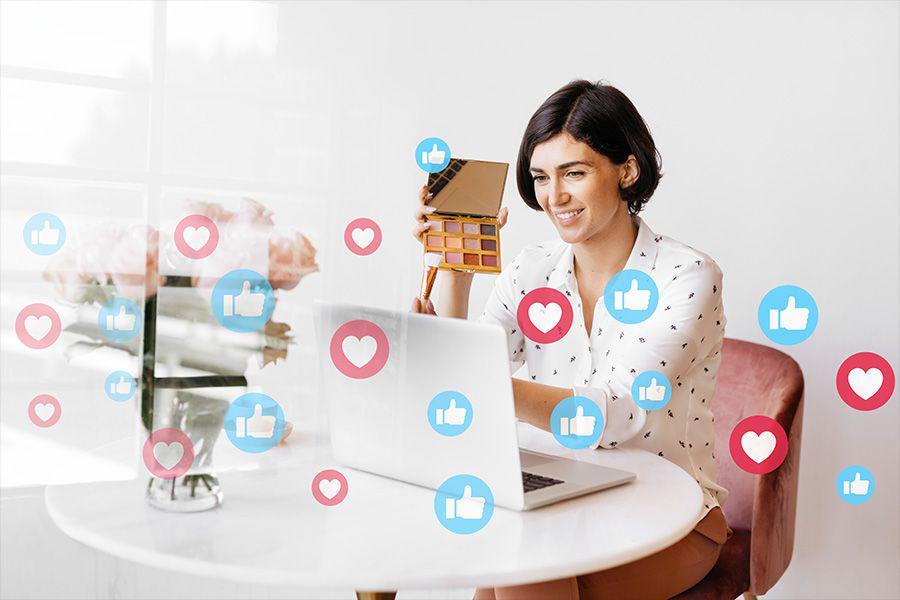 ilustrasi spam likes (freepik.com/rawpixel.com)