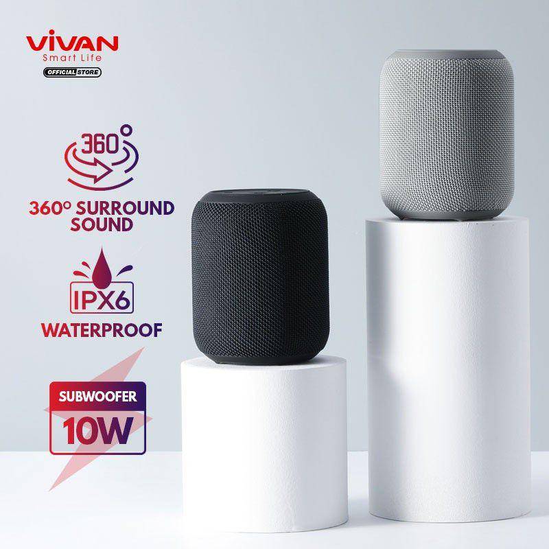 Vivan VS12 Bluetooth Speaker 360 (tokopedia.com/VIVAN OFFICIAL SHOP)