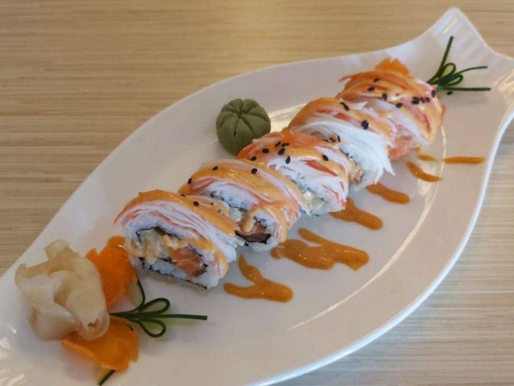 ilustrasi sushi di Sushi Tengoku Kelapa Gading (instagram.com/sushitengoku_kg)