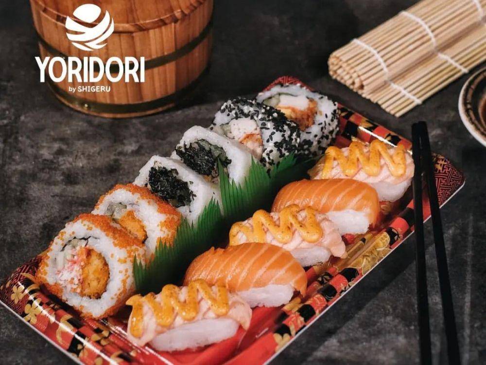 ilustrasi sushi di Yaridori (instagram.com/yoridori.id)