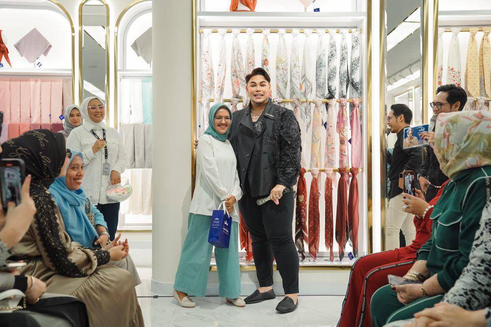 Potret Grand Opening Mandjha Hijab Store (dok. Mandjha Hijab)